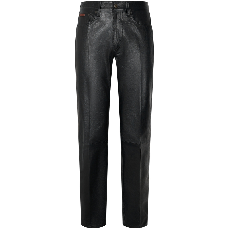 Кожаные брюки прямого кроя Calvin Klein, черный
Кожаные брюки прямого кроя Calvin Klein, черный