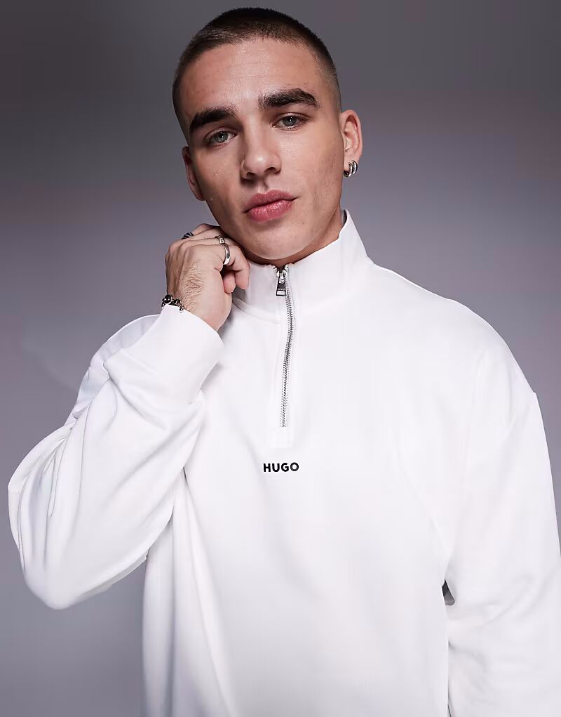 HUGO Red - Durty - Толстовка с застежкой-молнией на половину длины в бежевом цвете
HUGO Red - Durty - Толстовка с застежкой-молнией на половину длины в бежевом цвете