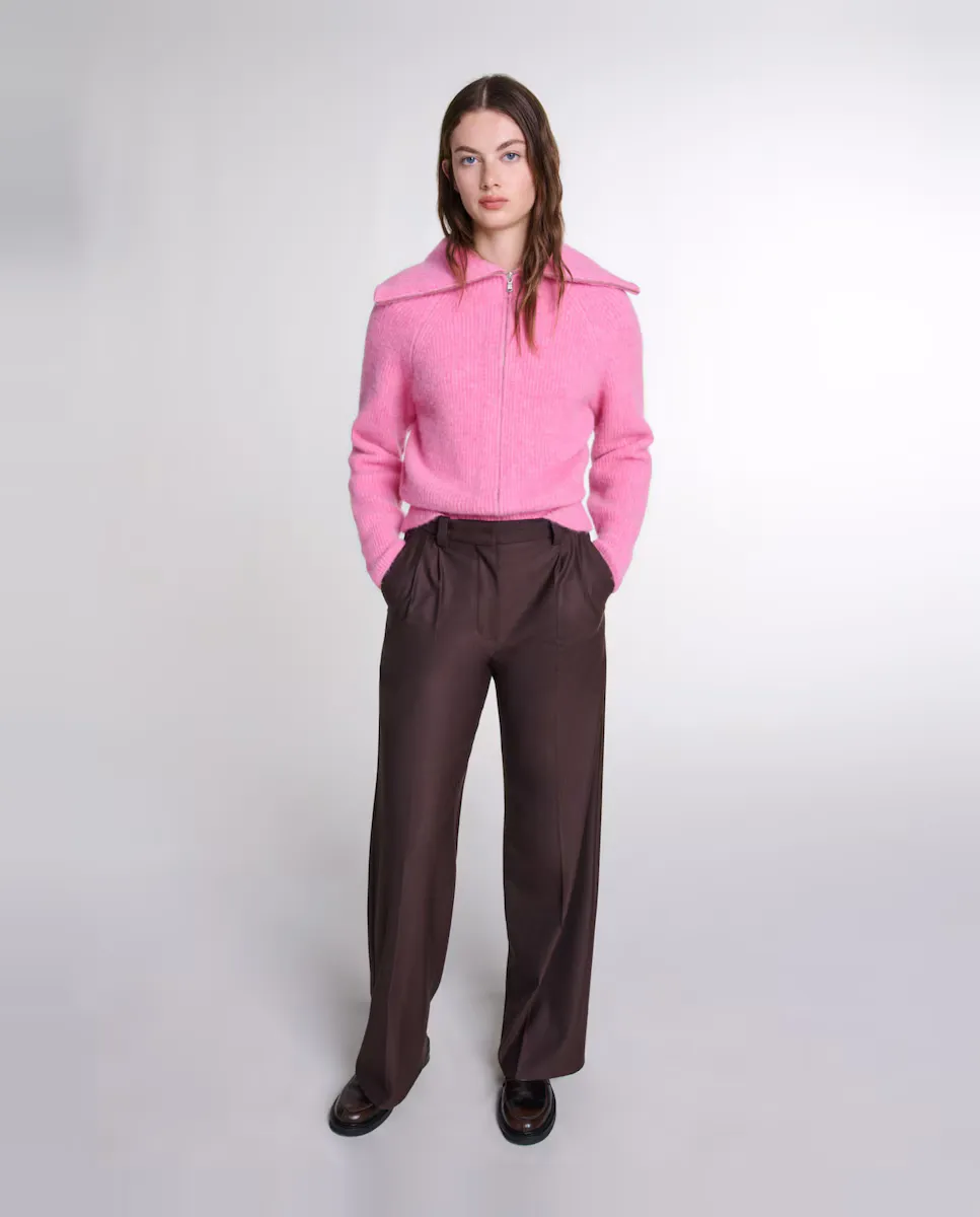 Широкие брюки покроя женские Maje, коричневый
Широкие брюки покроя женские Maje, коричневый