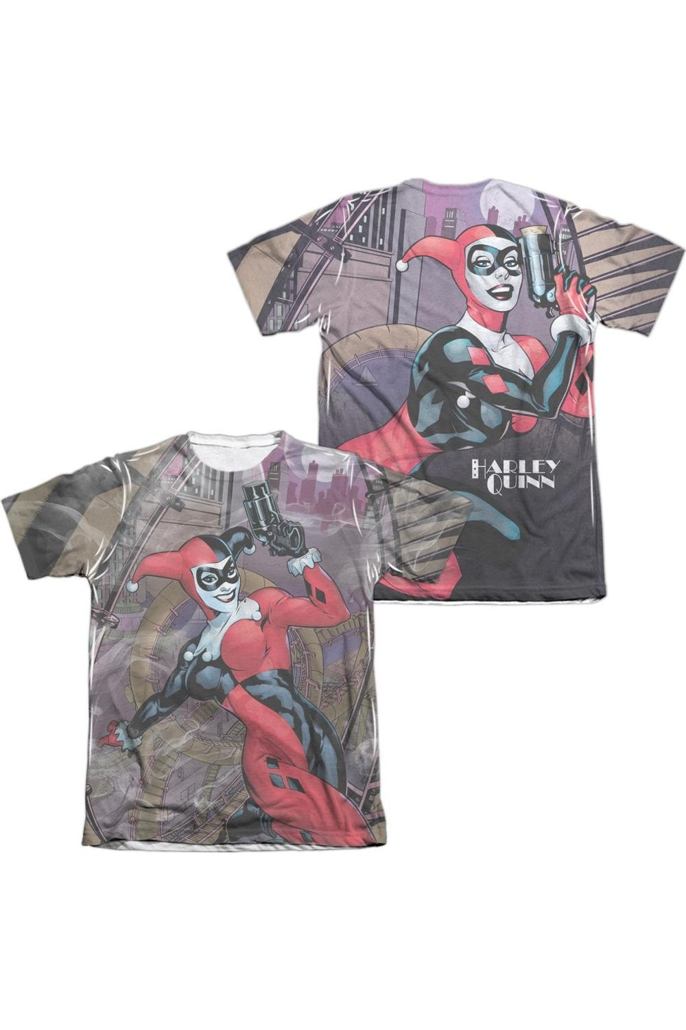 Футболка с коротким рукавом из полиэстера/хлопка для взрослых Batman Roller Coaster Of Love (принт спереди/сзади) Gildan, белый
Футболка с коротким рукавом из полиэстера/хлопка для взрослых Batman Roller Coaster Of Love (принт спереди/сзади) Gildan, белый