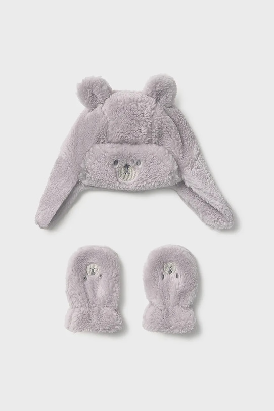 Детская шапочка и перчатки Mayoral, серый
Детская шапочка и перчатки Mayoral, серый