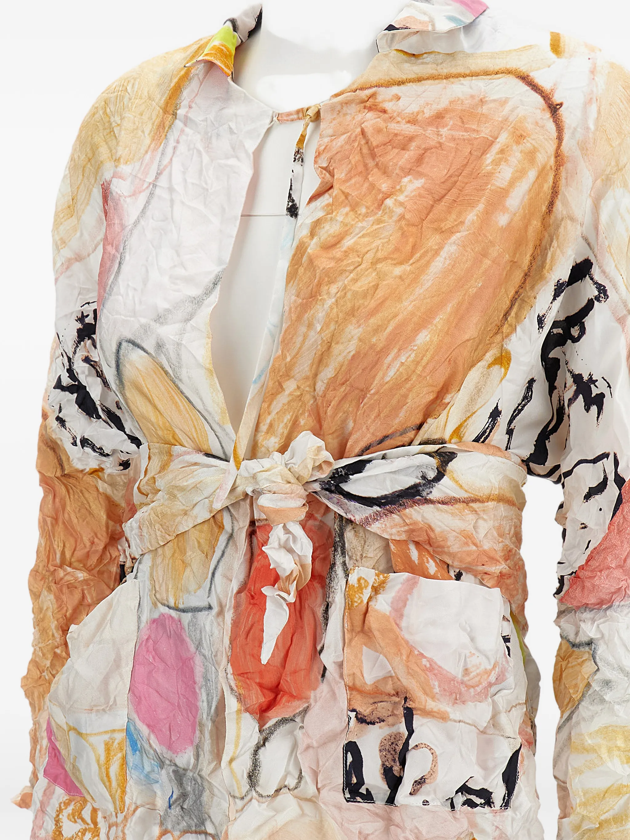 Блузка с завязками и принтом Daniela Gregis, белый
Блузка с завязками и принтом Daniela Gregis, белый