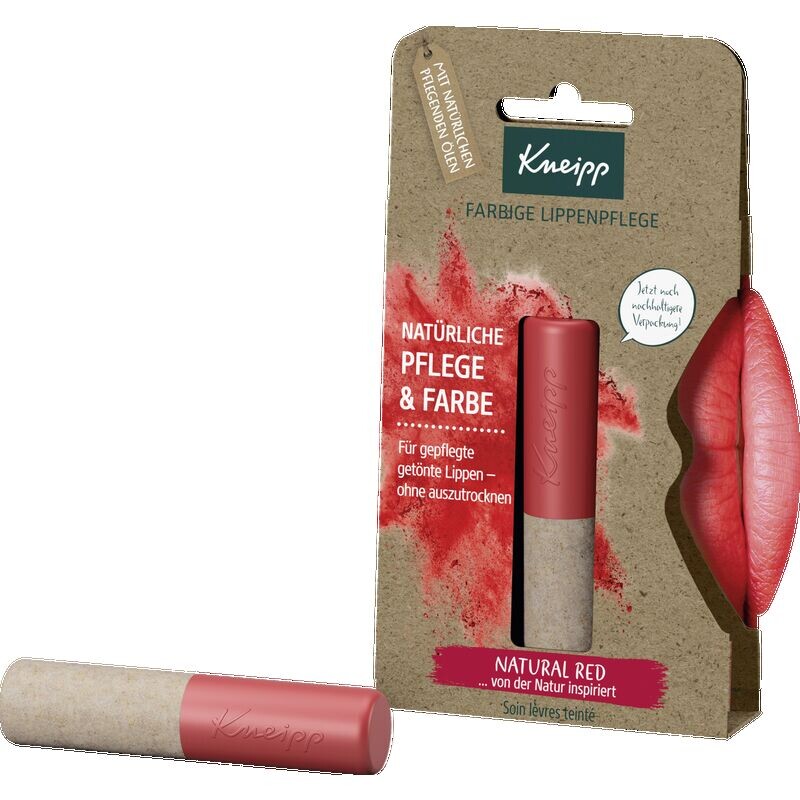 Цветной уход за губами Natural Red Kneipp, 3,5 g
Цветной уход за губами Natural Red Kneipp, 3,5 g