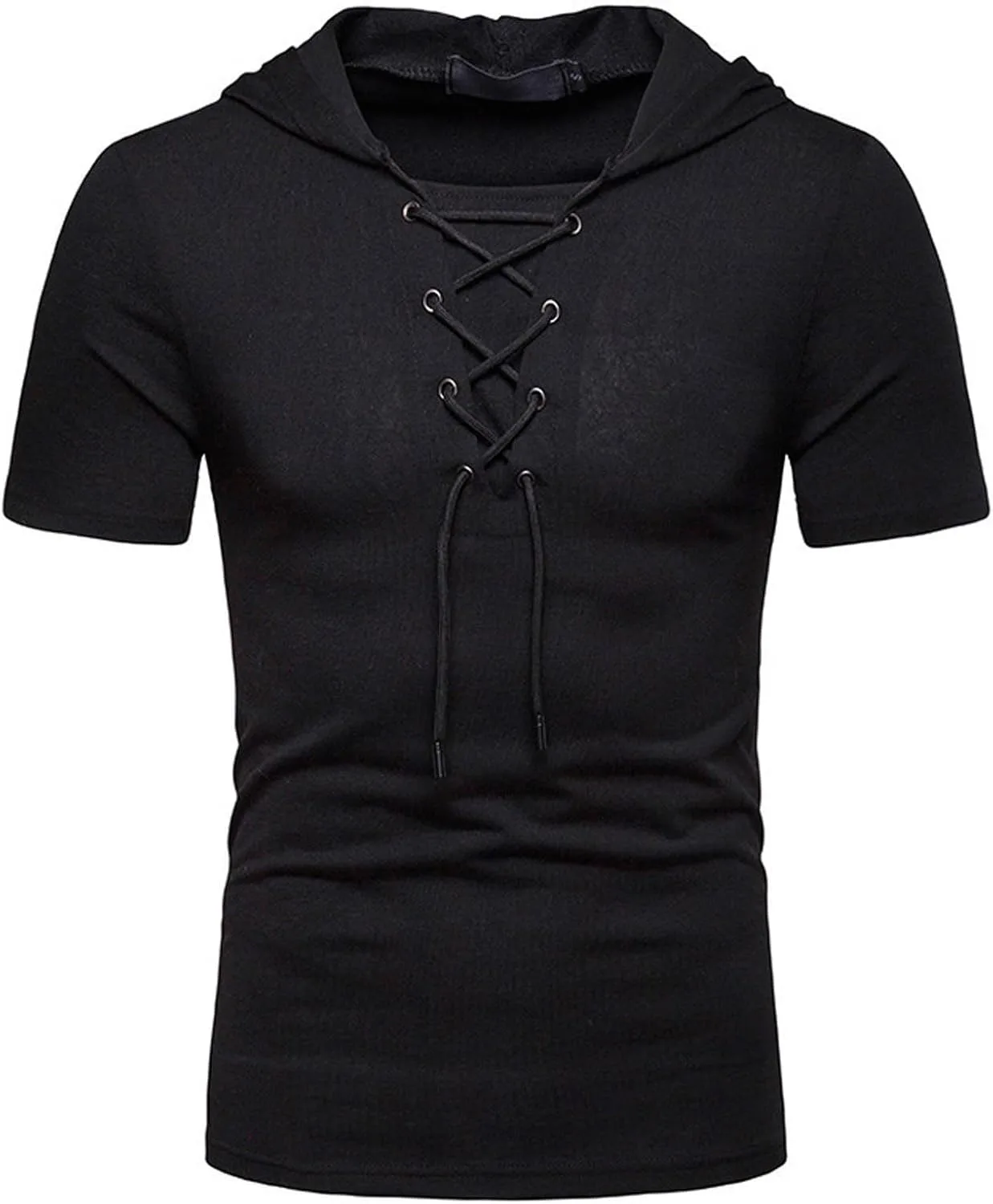 Мужская худи в стиле хиппи с коротким рукавом и шнуровкой Xiaojmake
Мужская худи в стиле хиппи с коротким рукавом и шнуровкой Xiaojmake