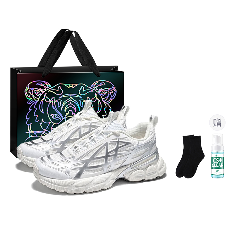 Kappa Антискользящие износостойкие низкие массивные кроссовки унисекс классические бело-серебристые, цвет Classic White/Silver (Black Tiger Shopping Bag)
Kappa Антискользящие износостойкие низкие массивные кроссовки унисекс классические бело-серебристые, цвет Classic White/Silver (Black Tiger Shopping Bag)