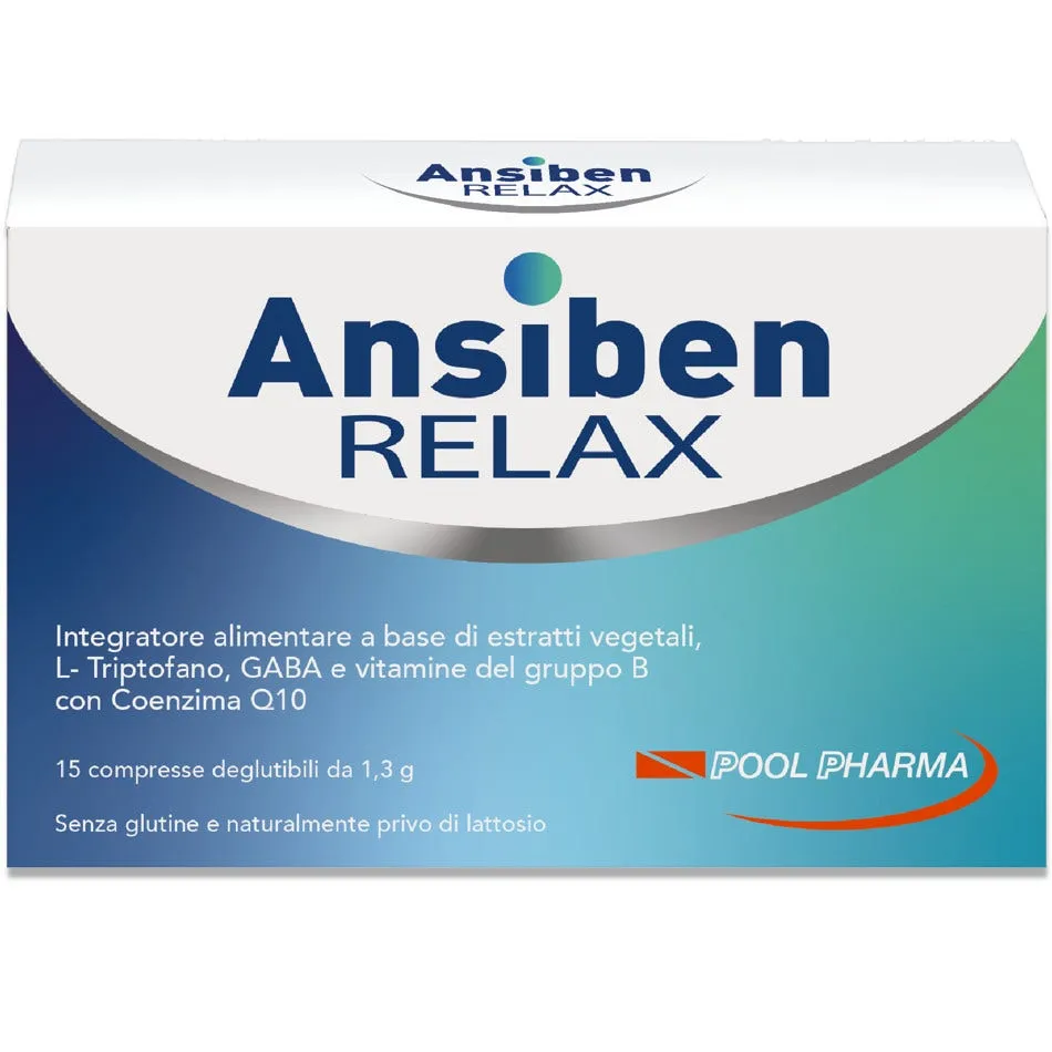 Ansiben Relax добавка против тревоги и стресса 15 таблеток Pool Pharma
Ansiben Relax добавка против тревоги и стресса 15 таблеток Pool Pharma