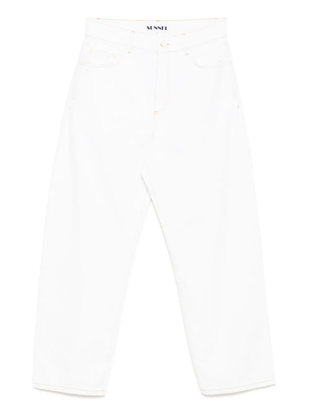 Зауженные джинсы Sunnei, белый
Зауженные джинсы Sunnei, белый