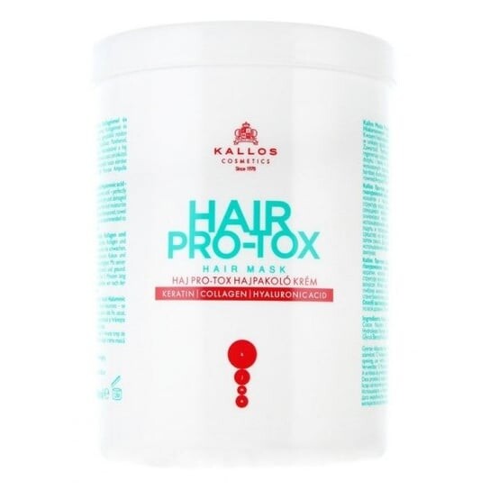 Маска для волос, 500 мл Kallos, Hair Pro-Tox
Маска для волос, 500 мл Kallos, Hair Pro-Tox