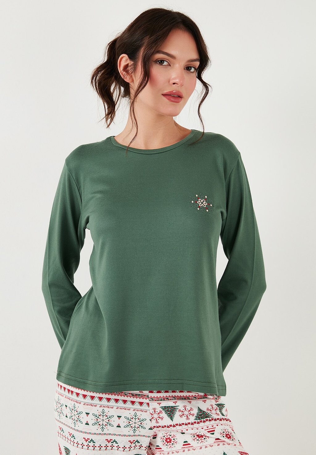 Пижамный комплект SET REGULAR FIT LELA, зеленый
Пижамный комплект SET REGULAR FIT LELA, зеленый