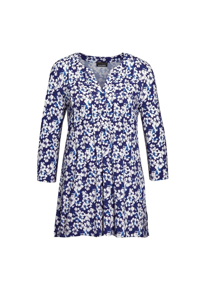 Короткий размер: туника-рубашка с принтом подчеркивающая фигуру Goldner, мультиколор
Короткий размер: туника-рубашка с принтом подчеркивающая фигуру Goldner, мультиколор