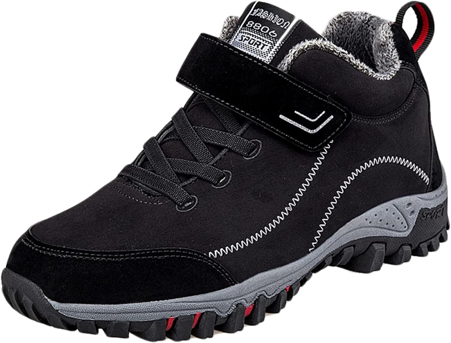 Мужские короткие зимние ботинки Yiozoi, водонепроницаемые, теплые с плюшем, для дома и улицы, высокие повседневные мужские ботинки на щиколотку, противоскользящие, черный
Мужские короткие зимние ботинки Yiozoi, водонепроницаемые, теплые с плюшем, для дома и улицы, высокие повседневные мужские ботинки на щиколотку, противоскользящие, черный