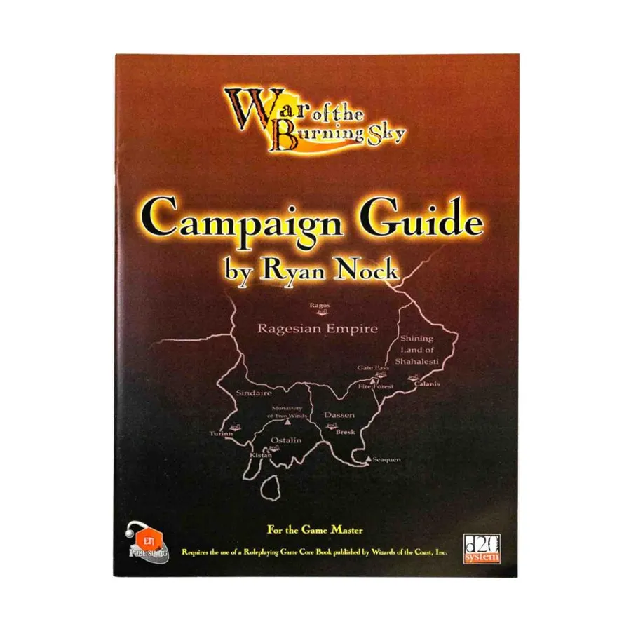 Campaign Guide, War of the Burning Sky (d20), мягкая обложка
Campaign Guide, War of the Burning Sky (d20), мягкая обложка