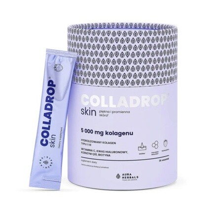 Colladrop Skin Клубничный коллаген 5000 мг Aura Herbals
Colladrop Skin Клубничный коллаген 5000 мг Aura Herbals