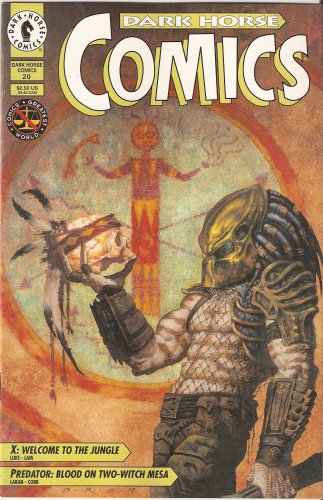 Dark Horse Comics #20 (Featuring Predator and X) April 1994 (Dark Horse Comics)
Dark Horse Comics #20 (Featuring Predator and X) April 1994 (Dark Horse Comics)