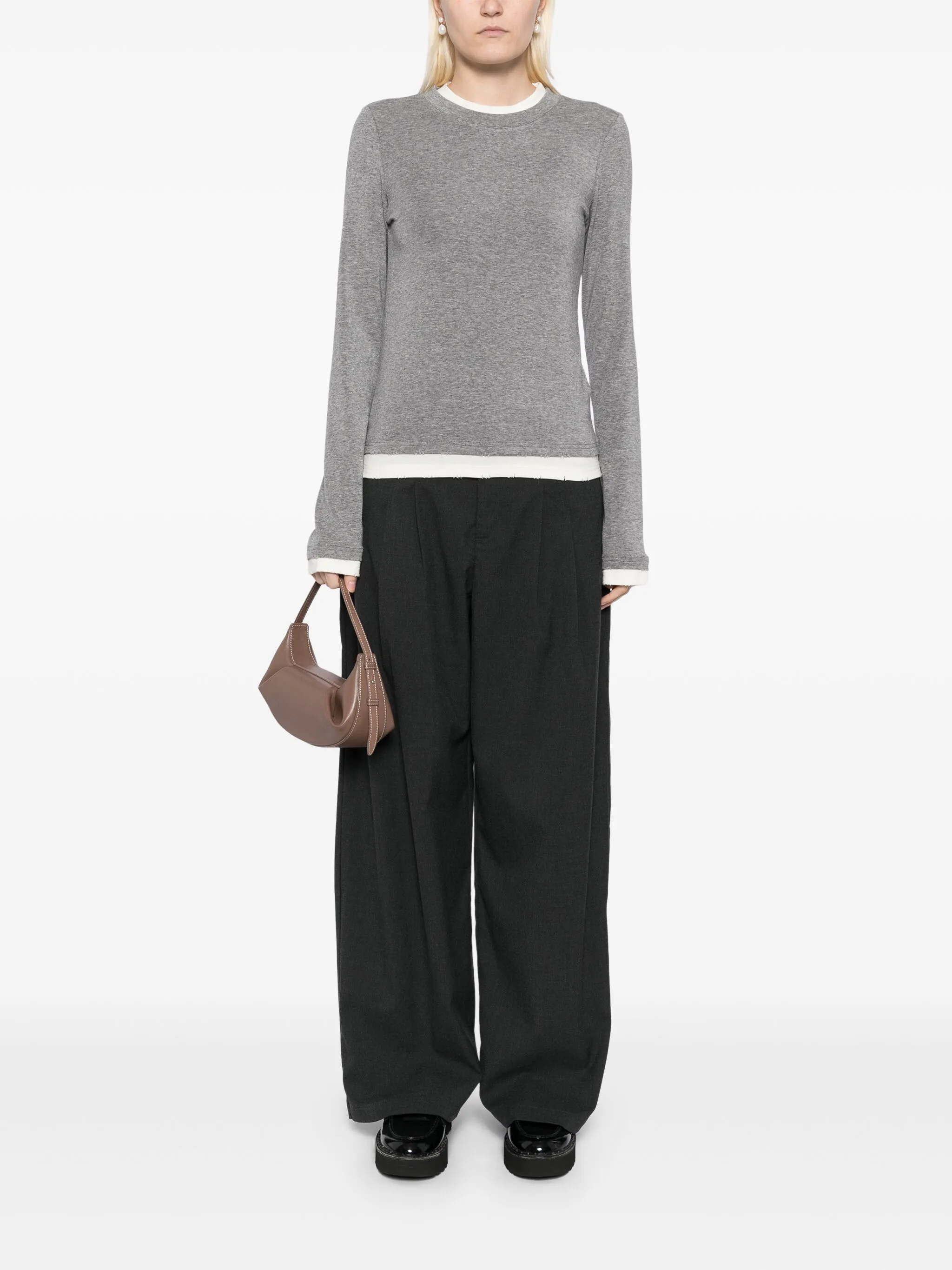 Плиссированные брюки Tout A Coup, серый
Плиссированные брюки Tout A Coup, серый