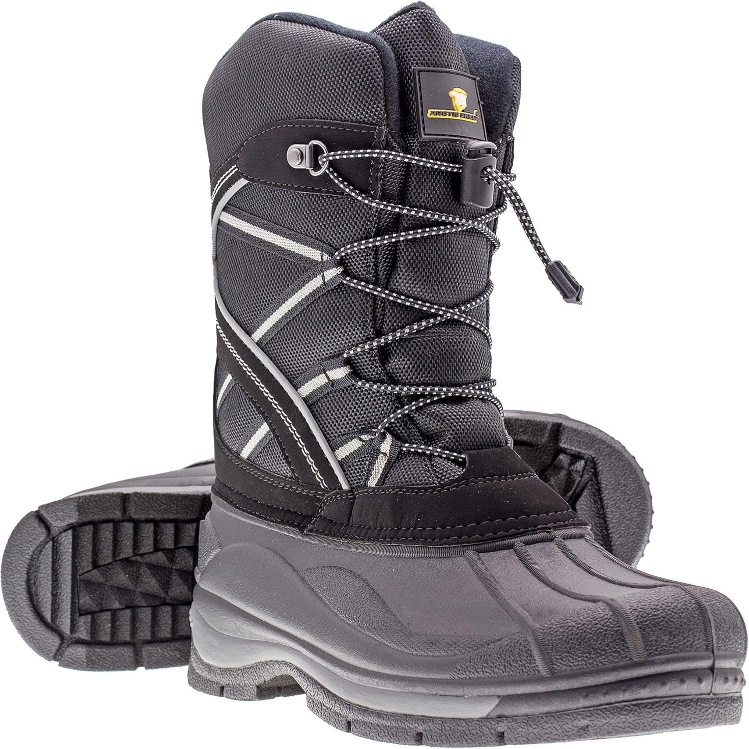 Мужские зимние ботинки ArcticShield Balto - водонепроницаемые утепленные ботинки для снега для активного отдыха, работы, катания на лыжах и холодной погоды, черный
Мужские зимние ботинки ArcticShield Balto - водонепроницаемые утепленные ботинки для снега для активного отдыха, работы, катания на лыжах и холодной погоды, черный