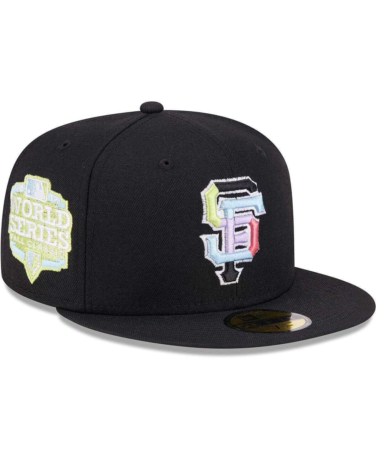 Мужская черная многоцветная шляпа San Francisco Giants 59FIFTY с приталенной кепкой New Era
Мужская черная многоцветная шляпа San Francisco Giants 59FIFTY с приталенной кепкой New Era