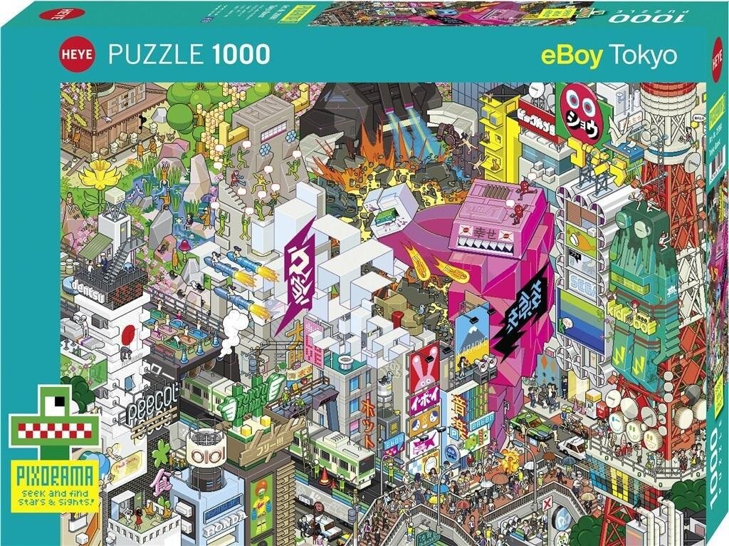 Эй, пазл Pixorama-Tokyo, 1000 шт. Heye
Эй, пазл Pixorama-Tokyo, 1000 шт. Heye