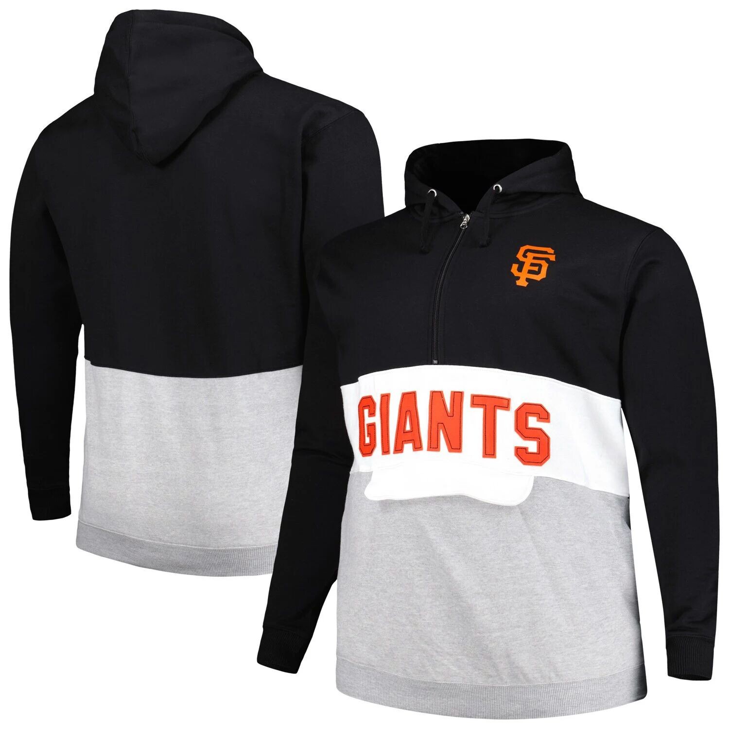 Мужская черная/белая флисовая толстовка с молнией до половины размера San Francisco Giants Big & Tall, Черный, Мужская черная/белая флисовая толстовка с молнией до половины размера San Francisco Giants Big & Tall
Мужская черная/белая флисовая толстовка с молнией до половины размера San Francisco Giants Big & Tall, Черный, Мужская черная/белая флисовая толстовка с молнией до половины размера San Francisco Giants Big & Tall