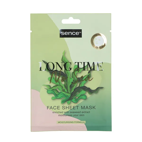 Увлажняющая маска для лица Long Time No Sea Sence Beauty, 23 ml 
Увлажняющая маска для лица Long Time No Sea Sence Beauty, 23 ml