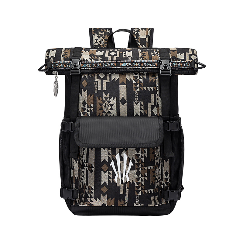 ANTA Тканевый рюкзак унисекс черный жаккард, Black Jacquard 
ANTA Тканевый рюкзак унисекс черный жаккард, Black Jacquard