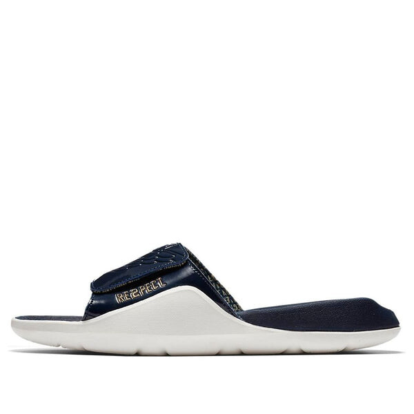 Тапочки hydro 7 slide 're2pect' Air Jordan, синий
Тапочки hydro 7 slide 're2pect' Air Jordan, синий