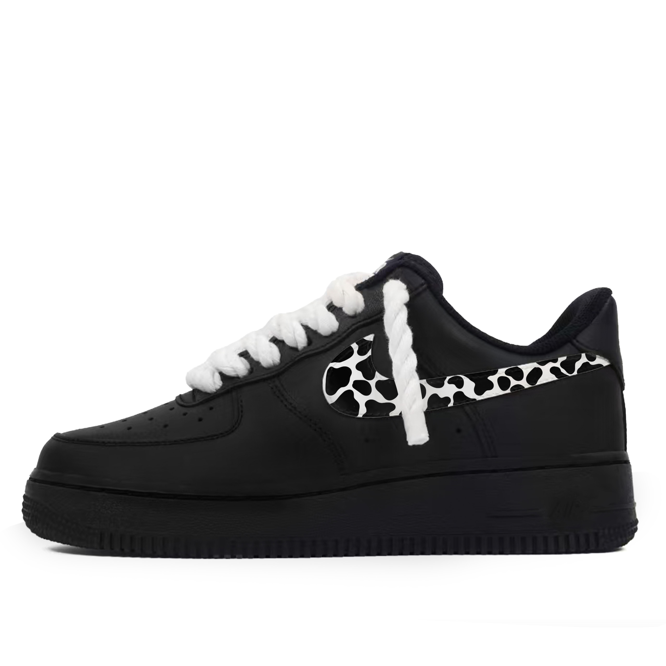 Nike Кроссовки Air Force 1 Spot Black Warrior Abrasion Resistant Low top Skateboard Shoes Unisex черно-белые
Nike Кроссовки Air Force 1 Spot Black Warrior Abrasion Resistant Low top Skateboard Shoes Unisex черно-белые