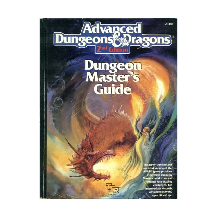Dungeon Master's Guide (1st Printing), Advanced Dungeons & Dragons (2nd Edition) - Dungeon Master's Books, твердый переплет
Dungeon Master's Guide (1st Printing), Advanced Dungeons & Dragons (2nd Edition) - Dungeon Master's Books, твердый переплет
