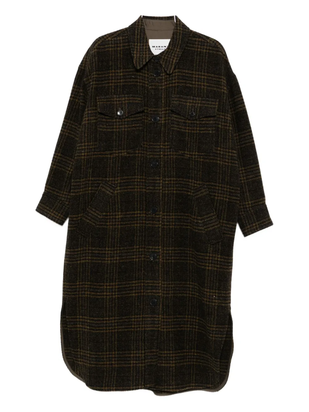 Клетчатое шерстяное однобортное пальто MARANT ÉTOILE, зеленый
Клетчатое шерстяное однобортное пальто MARANT ÉTOILE, зеленый