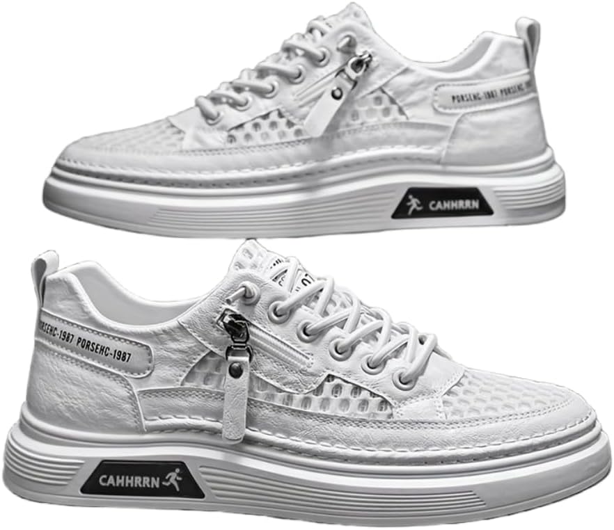 Мужские дышащие кроссовки Hhhchpm - модная летняя обувь с удобным низким верхом для повседневной носки, вечеринок и стритстайла, белый
Мужские дышащие кроссовки Hhhchpm - модная летняя обувь с удобным низким верхом для повседневной носки, вечеринок и стритстайла, белый