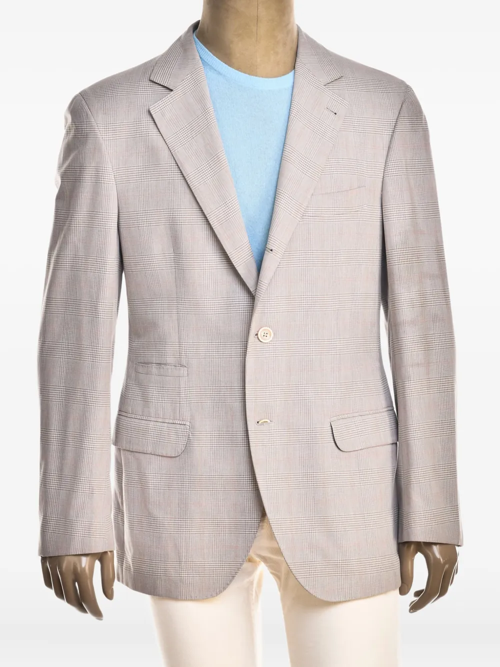 Пиджак в клетку Brunello Cucinelli, серый
Пиджак в клетку Brunello Cucinelli, серый