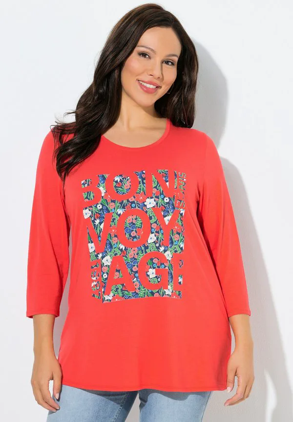 Футболка с длинными рукавами и цветочным принтом "bon voyage" Ulla Popken, Coral, Розовый, Футболка с длинными рукавами и цветочным принтом "bon voyage" Ulla Popken, Coral
Футболка с длинными рукавами и цветочным принтом "bon voyage" Ulla Popken, Coral, Розовый, Футболка с длинными рукавами и цветочным принтом "bon voyage" Ulla Popken, Coral