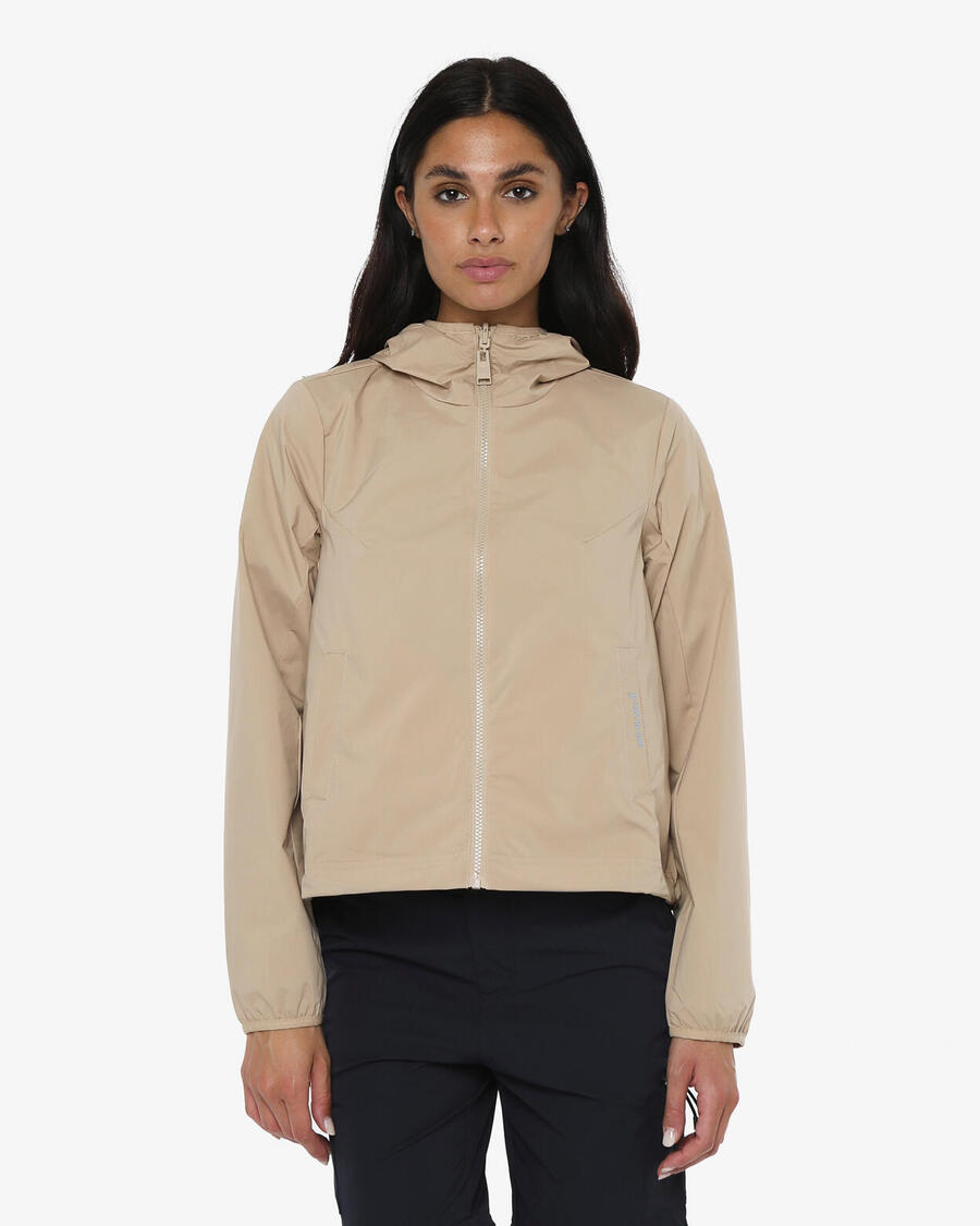 JAKED Женская синтетическая фитнес-куртка бежево-голубого цвета
JAKED Женская синтетическая фитнес-куртка бежево-голубого цвета