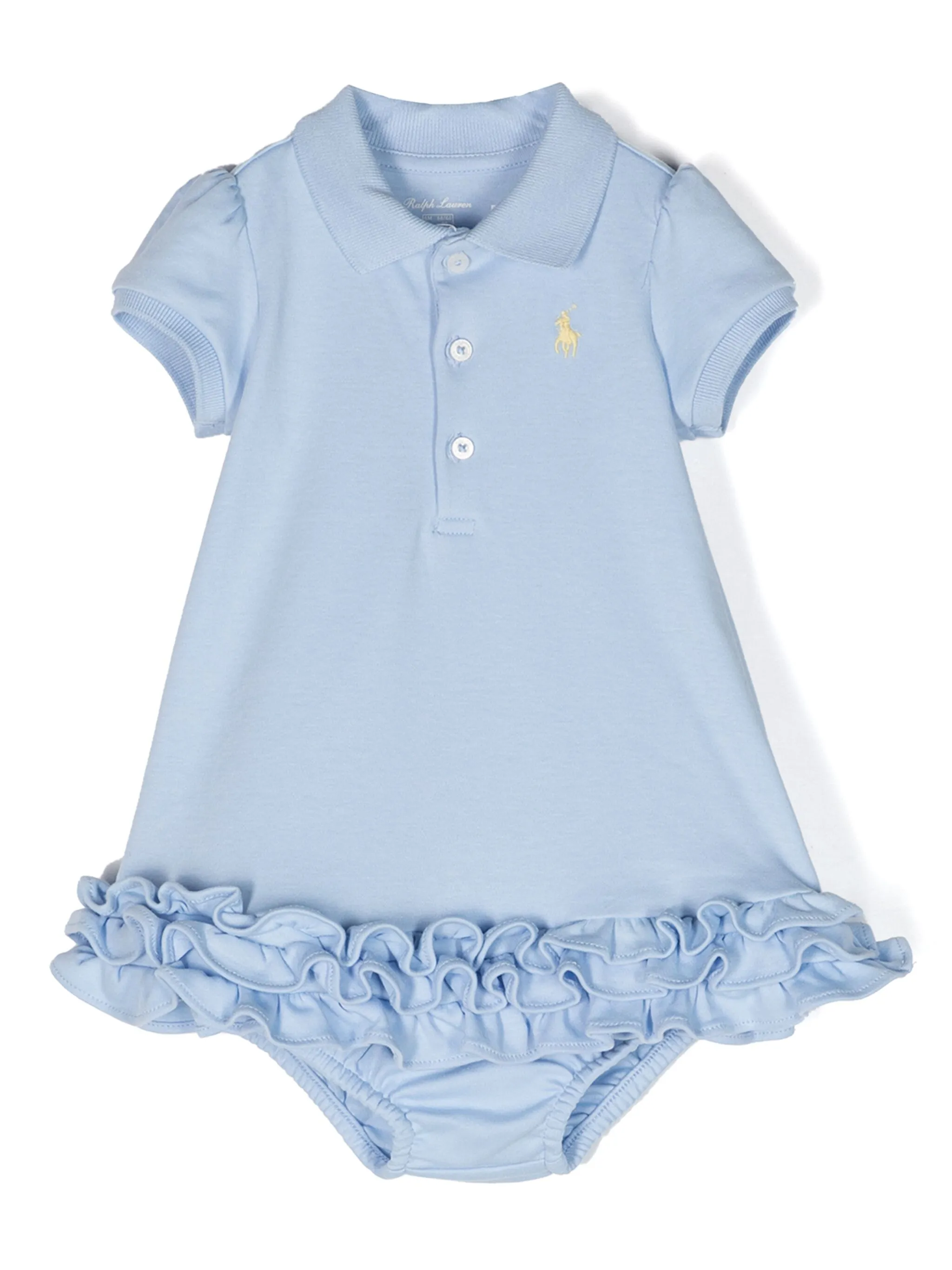 Комплект из платья и блумеров с логотипом Polo Pony Polo Ralph Lauren Kids, синий
Комплект из платья и блумеров с логотипом Polo Pony Polo Ralph Lauren Kids, синий