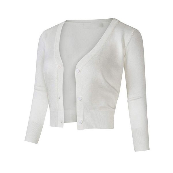 Женский укороченный кардиган на пуговицах Seoria, White
Женский укороченный кардиган на пуговицах Seoria, White