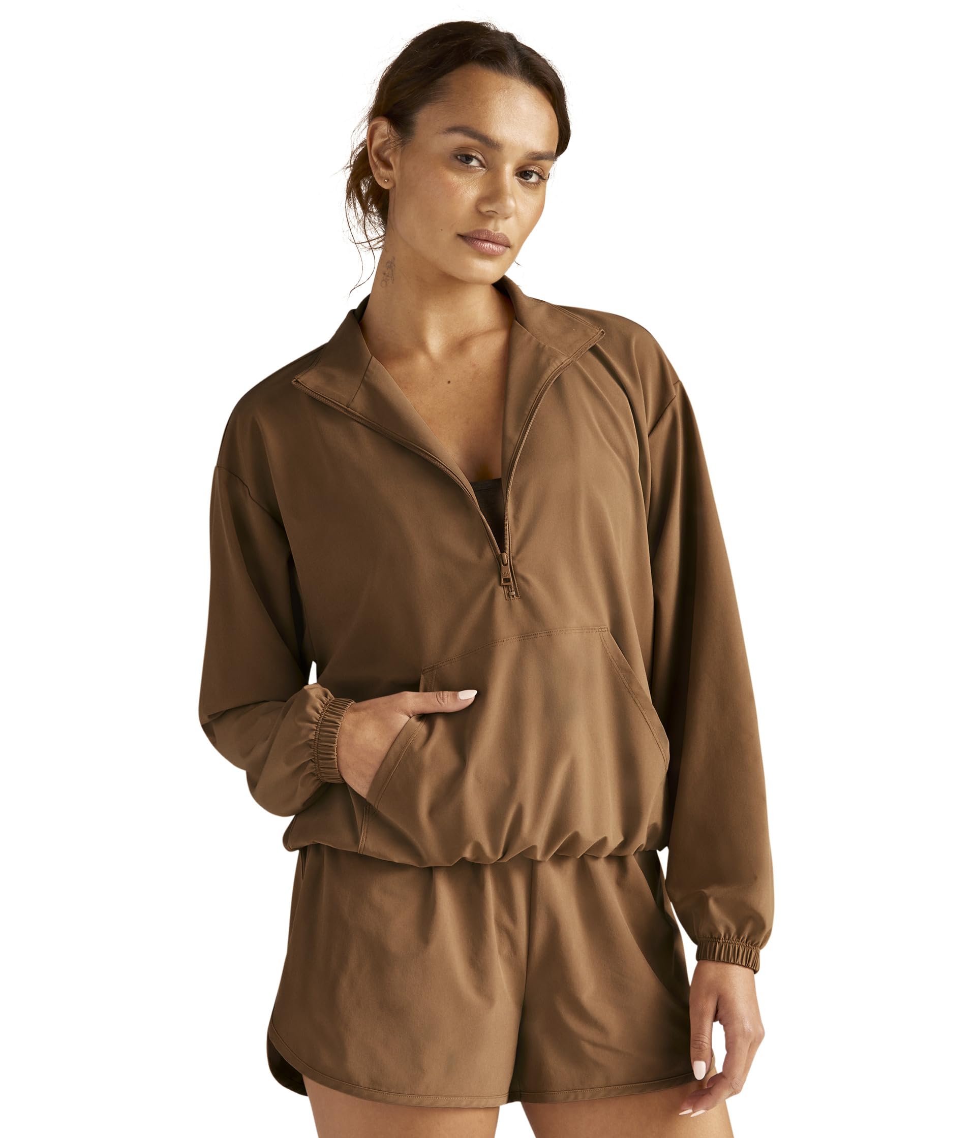 Толстовка Beyond Yoga In Stride 1/2 Zip Pullover, Toffee
Толстовка Beyond Yoga In Stride 1/2 Zip Pullover, Toffee