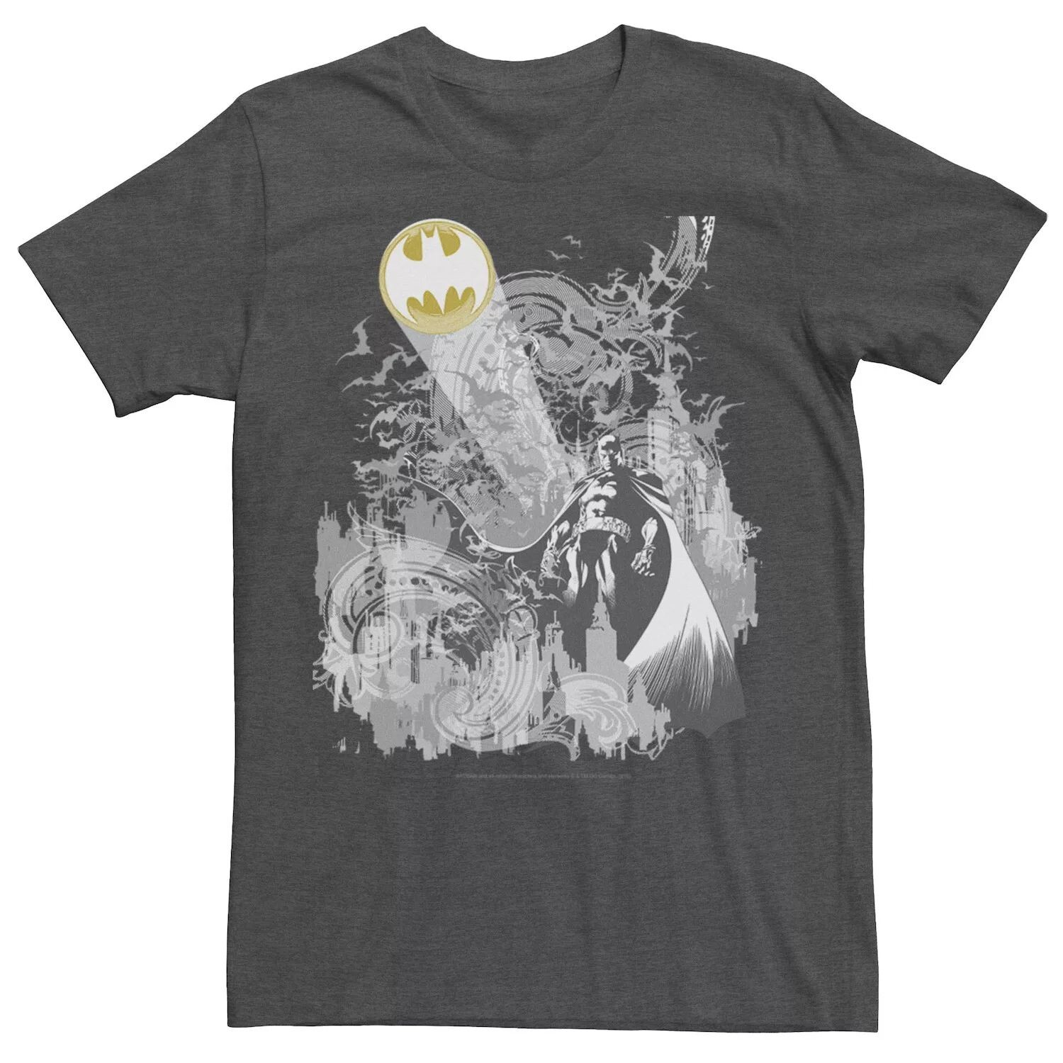 Мужская сигнальная футболка с изображением летучей мыши Бэтмена DC Comics
Мужская сигнальная футболка с изображением летучей мыши Бэтмена DC Comics