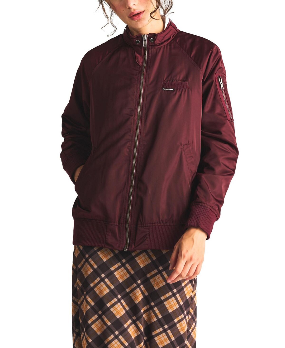 Женская стираная атласная куртка-бойфренд Members Only, Оранжевый, Женская стираная атласная куртка-бойфренд Members Only
Женская стираная атласная куртка-бойфренд Members Only, Оранжевый, Женская стираная атласная куртка-бойфренд Members Only