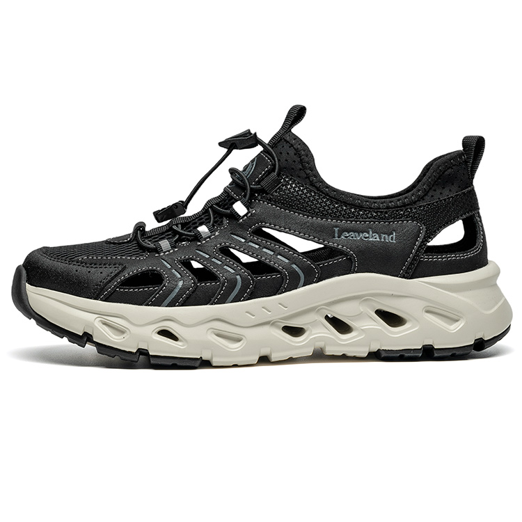 LEAVELAND Мужские туристические ботинки для речного треккинга черные, цвет Black
LEAVELAND Мужские туристические ботинки для речного треккинга черные, цвет Black