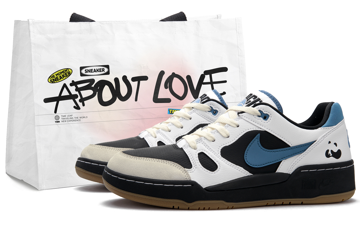 Nike Полноразмерные кроссовки для скейтбординга Panda Blue Sky Low Top мужские черно-бело-синие
Nike Полноразмерные кроссовки для скейтбординга Panda Blue Sky Low Top мужские черно-бело-синие