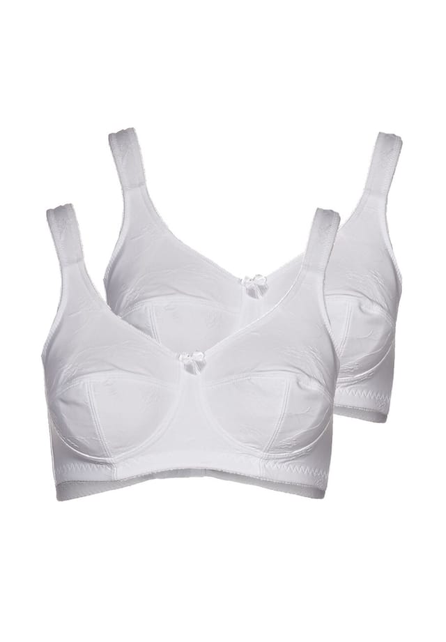 Мягкий бюстгальтер жаккардовый 2 шт. в упаковке Sassa, белый
Мягкий бюстгальтер жаккардовый 2 шт. в упаковке Sassa, белый