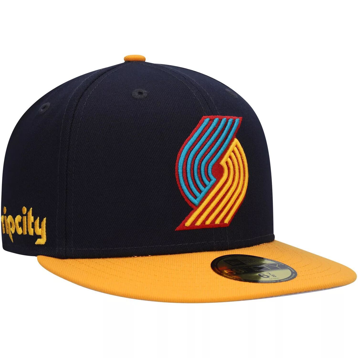 Мужская шляпа New Era темно-синего/золотого цвета Portland Trail Blazers Midnight 59FIFTY
Мужская шляпа New Era темно-синего/золотого цвета Portland Trail Blazers Midnight 59FIFTY