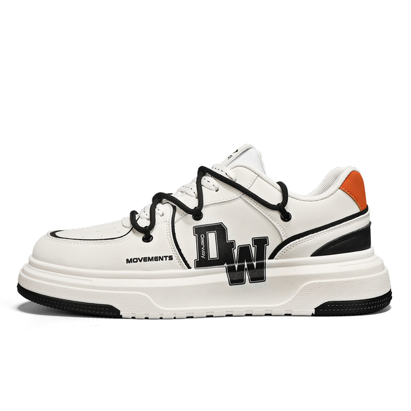 DEERWAY Легкие скейтерские ботинки для увеличения роста мужские бело-черные, цвет White Black 
DEERWAY Легкие скейтерские ботинки для увеличения роста мужские бело-черные, цвет White Black