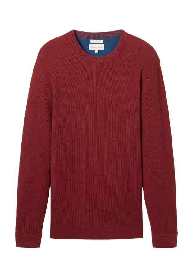 Хлопковый свитер Tom Tailor, бордовый
Хлопковый свитер Tom Tailor, бордовый