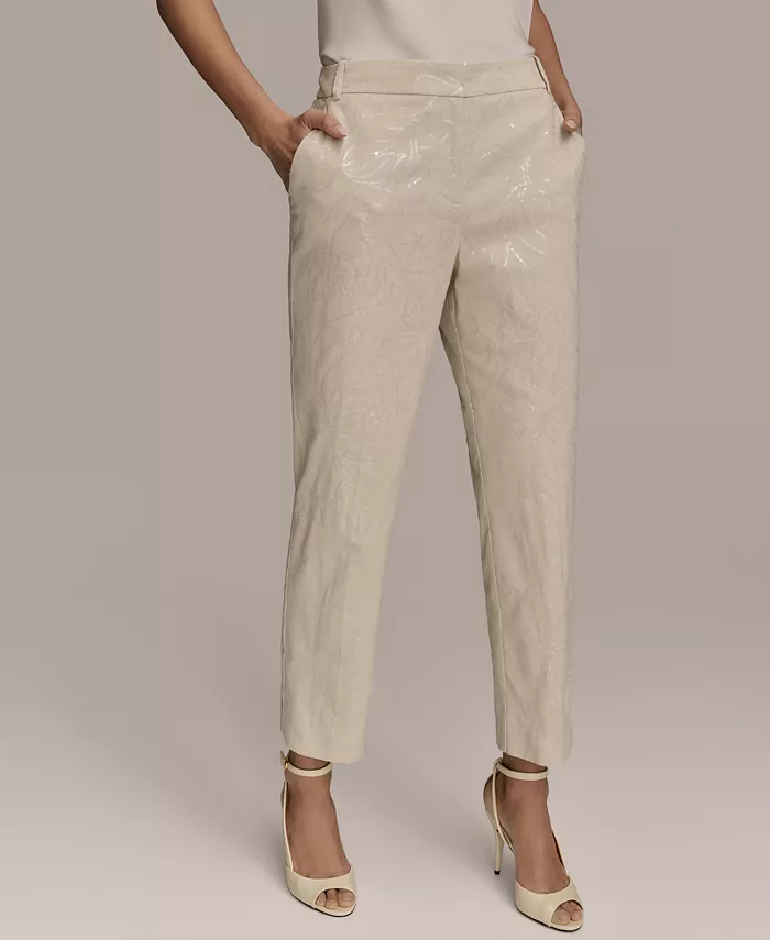 Женские брюки с пайетками из смесового льна Donna Karan New York, коричневый/бежевый
Женские брюки с пайетками из смесового льна Donna Karan New York, коричневый/бежевый