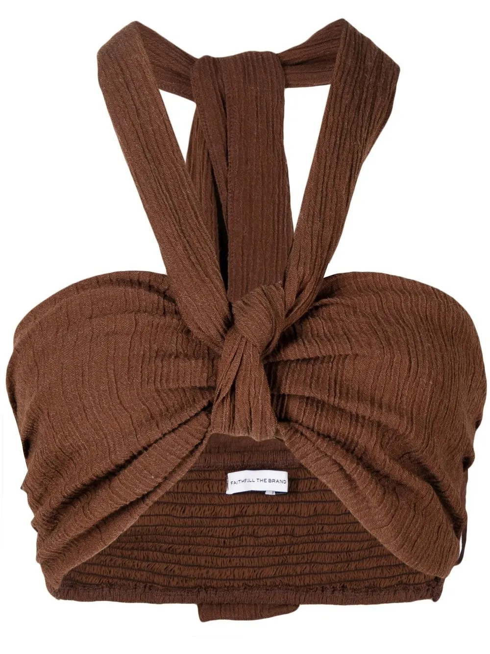 Топ Glenda с вырезом халтер Faithfull the Brand, коричневый
Топ Glenda с вырезом халтер Faithfull the Brand, коричневый