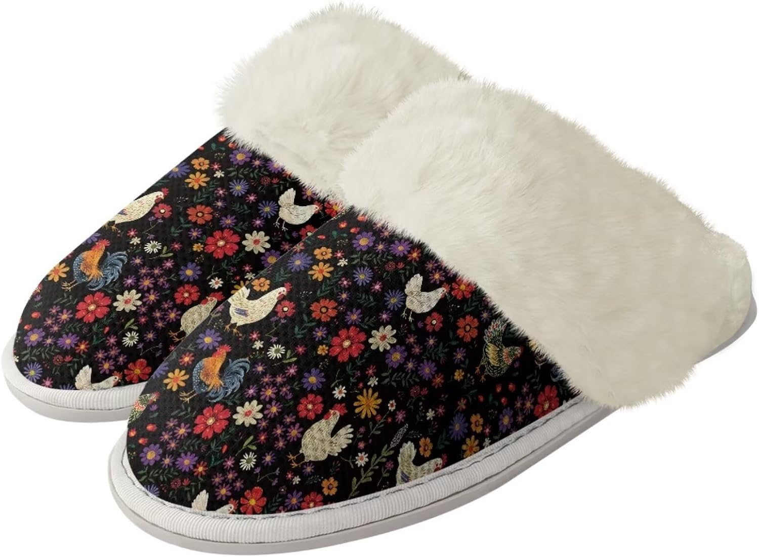 Мужские тапочки Forchrinse Red Ladybug Daisy с эффектом памяти, пушистые домашние тапочки для женщин, тапочки «Божья коровка», легкая домашняя обувь для спальни, Rooster Flower
Мужские тапочки Forchrinse Red Ladybug Daisy с эффектом памяти, пушистые домашние тапочки для женщин, тапочки «Божья коровка», легкая домашняя обувь для спальни, Rooster Flower