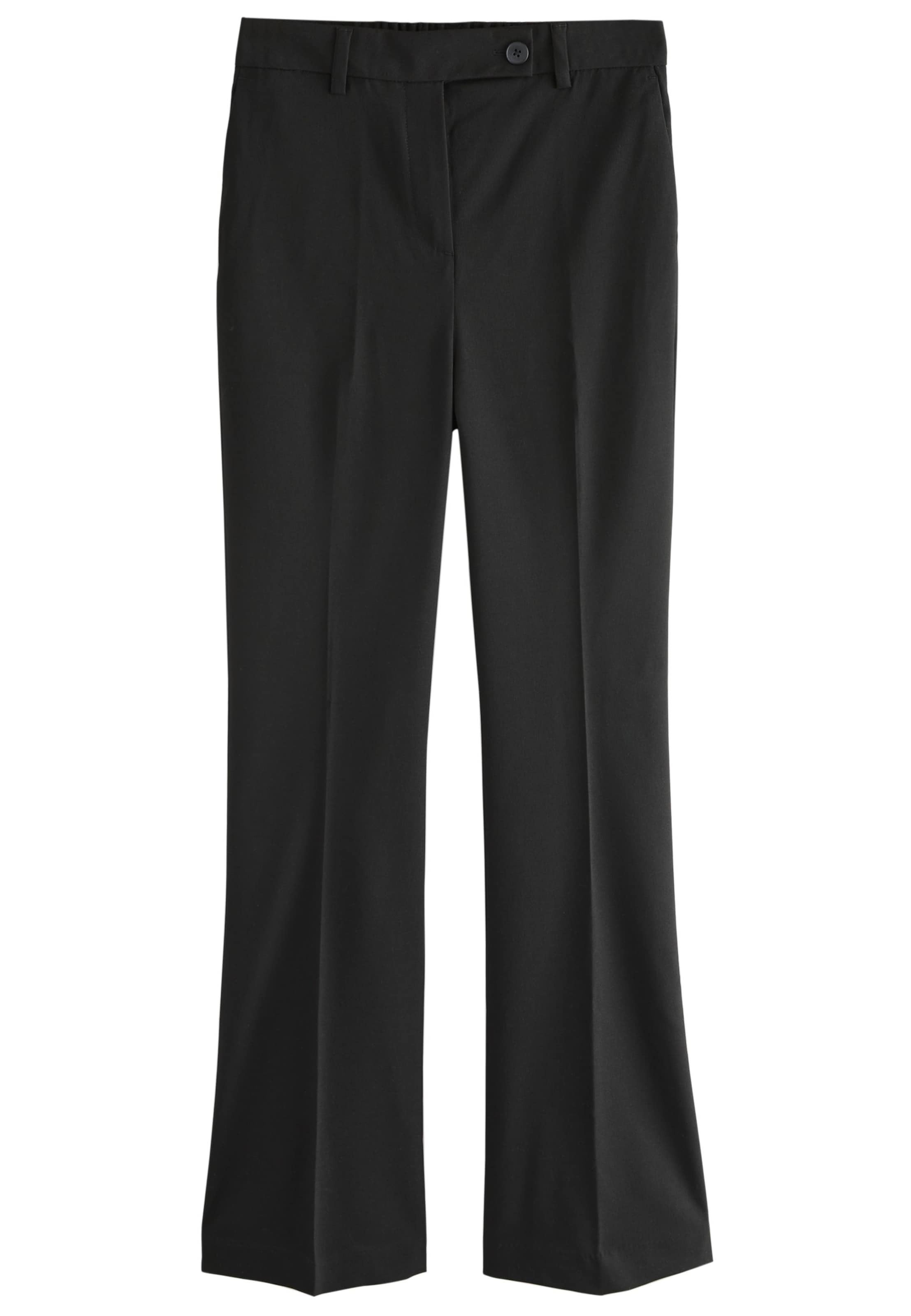 Next Брюки-клеш со складками в черном цвете
Next Брюки-клеш со складками в черном цвете