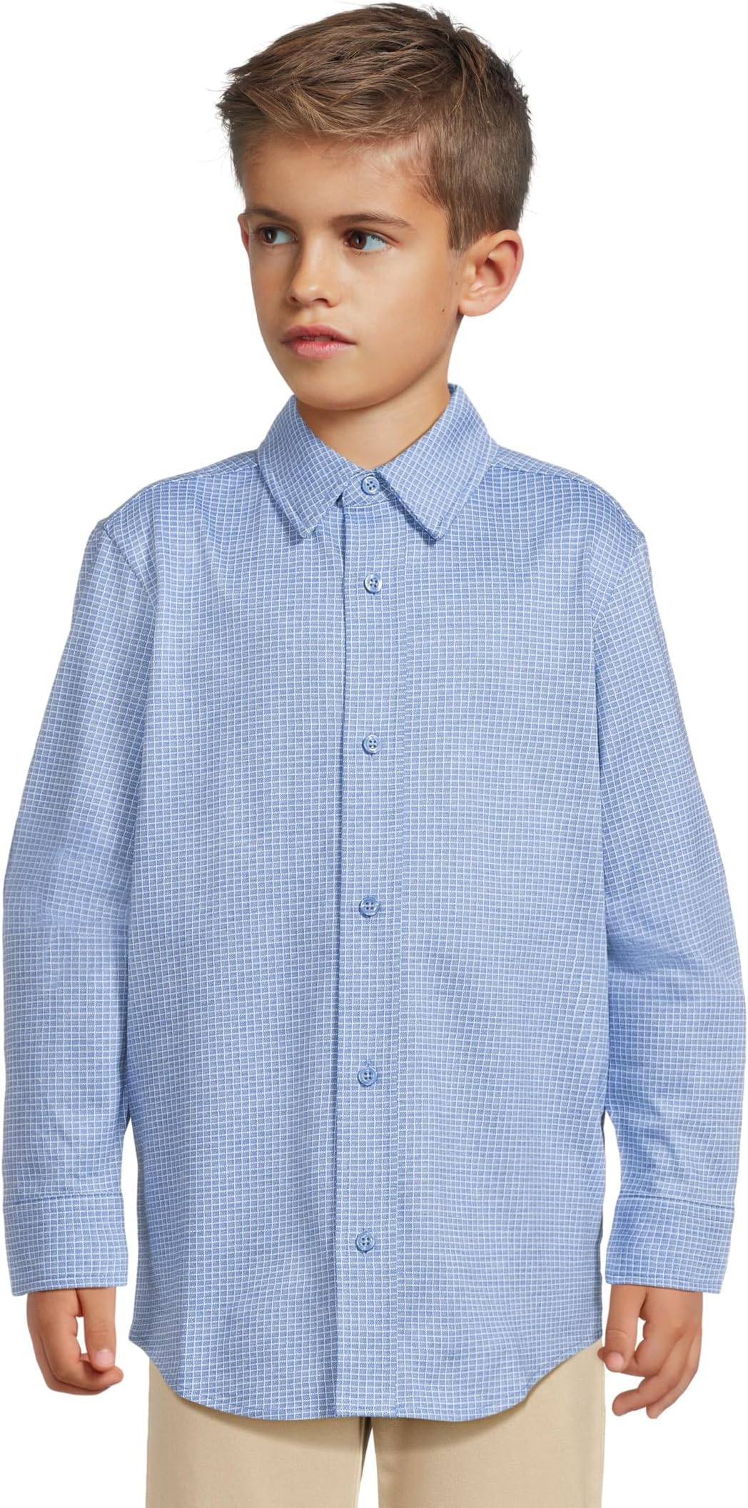 Рубашка для мальчиков Xc Flex Stretch с длинным рукавом Johnston & Murphy Kids, Blue 1
Рубашка для мальчиков Xc Flex Stretch с длинным рукавом Johnston & Murphy Kids, Blue 1