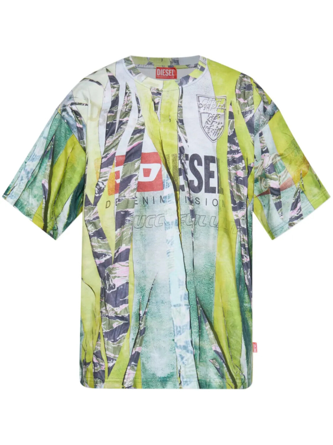 Футболка отбеленная Diesel, зеленый
Футболка отбеленная Diesel, зеленый